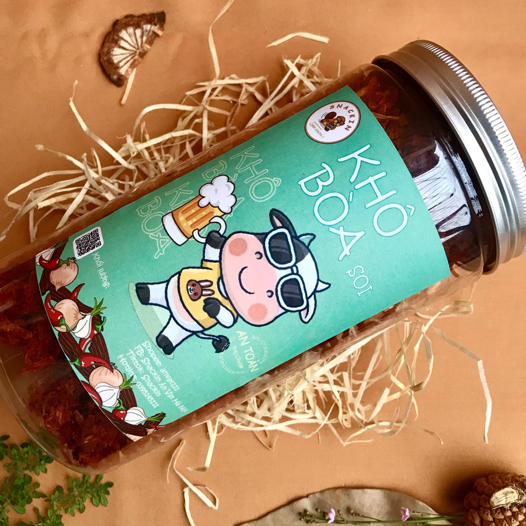 Khô bò sợi dài SNACKIN hũ pet, ăn vặt Hà Nội | BigBuy360 - bigbuy360.vn