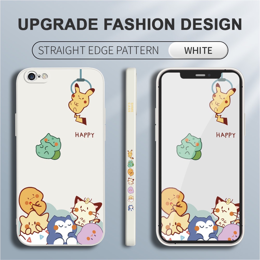 Ốp điện thoại silicon dẻo họa tiết hoạt hình Pokemon dễ thương cho IPHONE 5 5S 6 6S 7 8 PLUS SE 2020