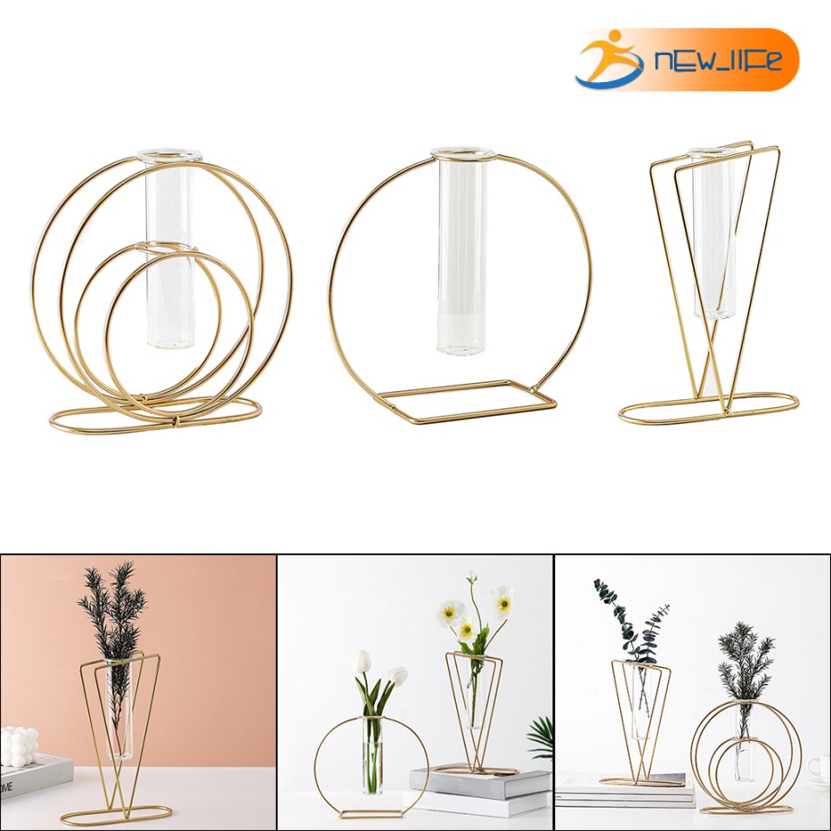 Chậu Kính Trồng Cây Bonsai Mini Hình Học Dùng Trang Trí Nhà Cửa / Sân Vườn