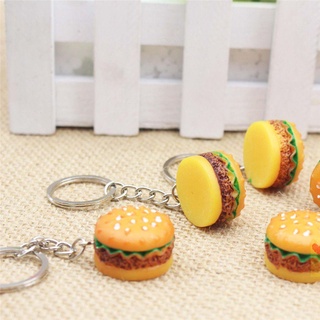 OKDEALS Khóa Hình Hamburger 3D Vui Nhộn