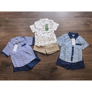 [THANH LÝ]👶🏻👶🏻 Bộ Oli River cho bé trai từ 1-6 tuổi công tử lắm nha