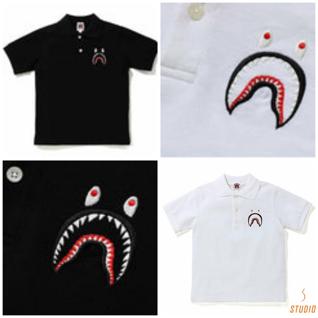 ÁO POLO NAM BAPE( HOẠ TIẾT ĐẦU VƯỢN)
