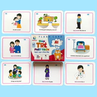 Bộ Thẻ Học Thông Minh Flashcard Giúp Bé Giải Đáp Thắc Mắc Về Những Câu Hỏi "Ai?"