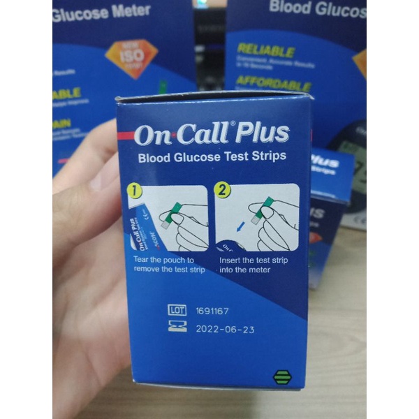 Hộp 25 que thử đường huyết Onl Call Plus