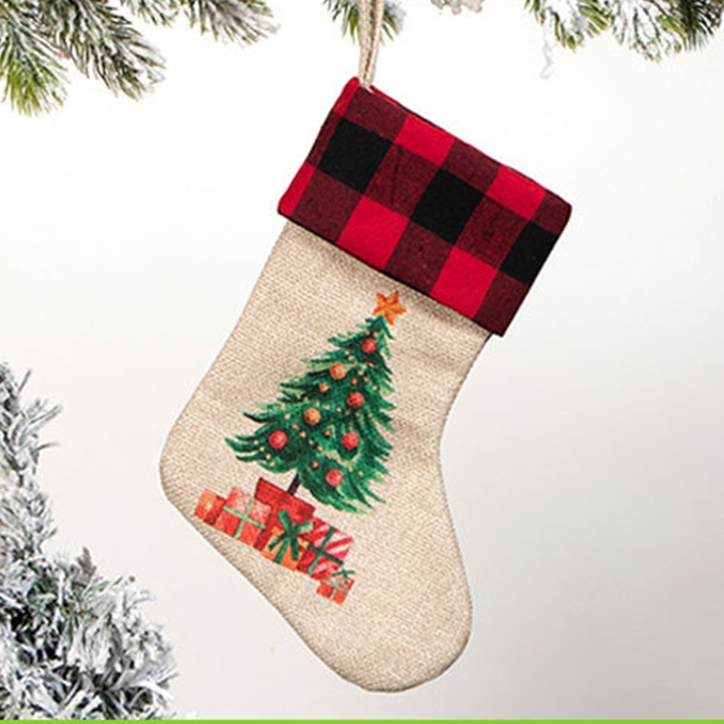 Set 3 Chiếc Tất Đựng Kẹo Giáng Sinh Dễ Thương Xinh Xắn