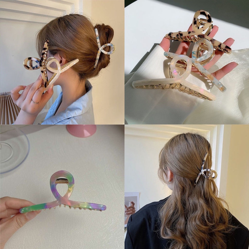 Kẹp tóc đơn giản thời trang cho nữ