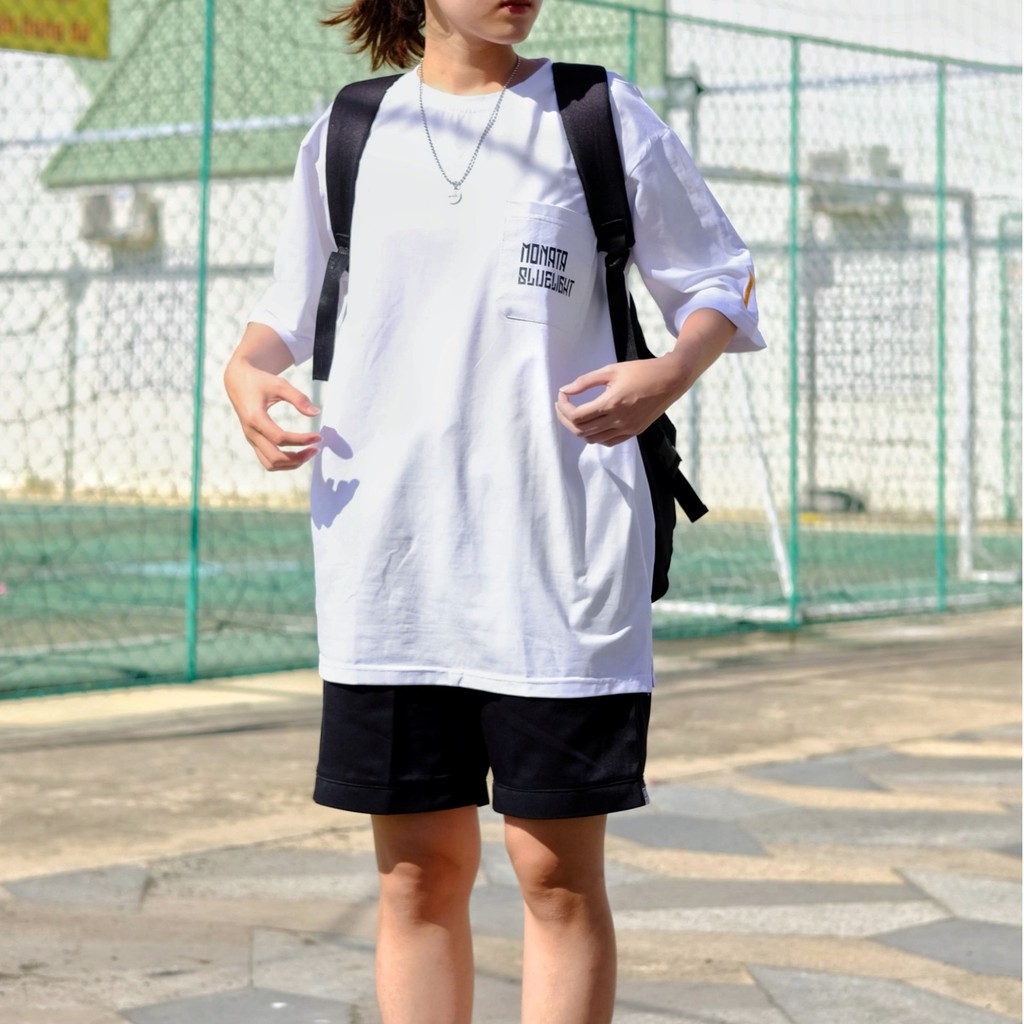 Quần short Unisex mini logo MBL | BigBuy360 - bigbuy360.vn