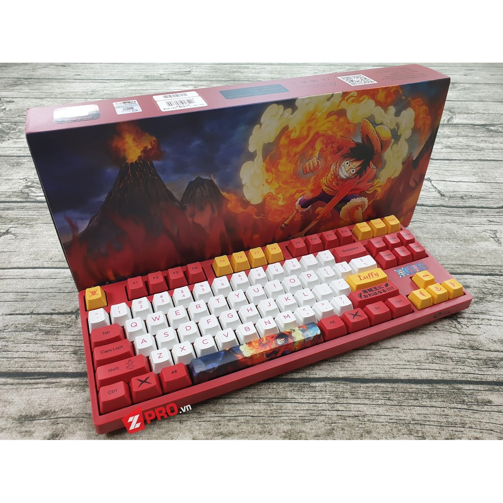 Bàn phím cơ AKKO 3087 v2 One Piece - Monkey D. Luffy (Gateron SW)