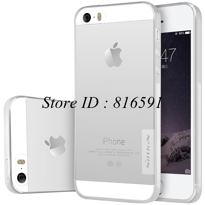 Ốp điện thoại Nillkin bằng TPU mềm siêu mỏng cho iPhone SE 2020 7 8 5S