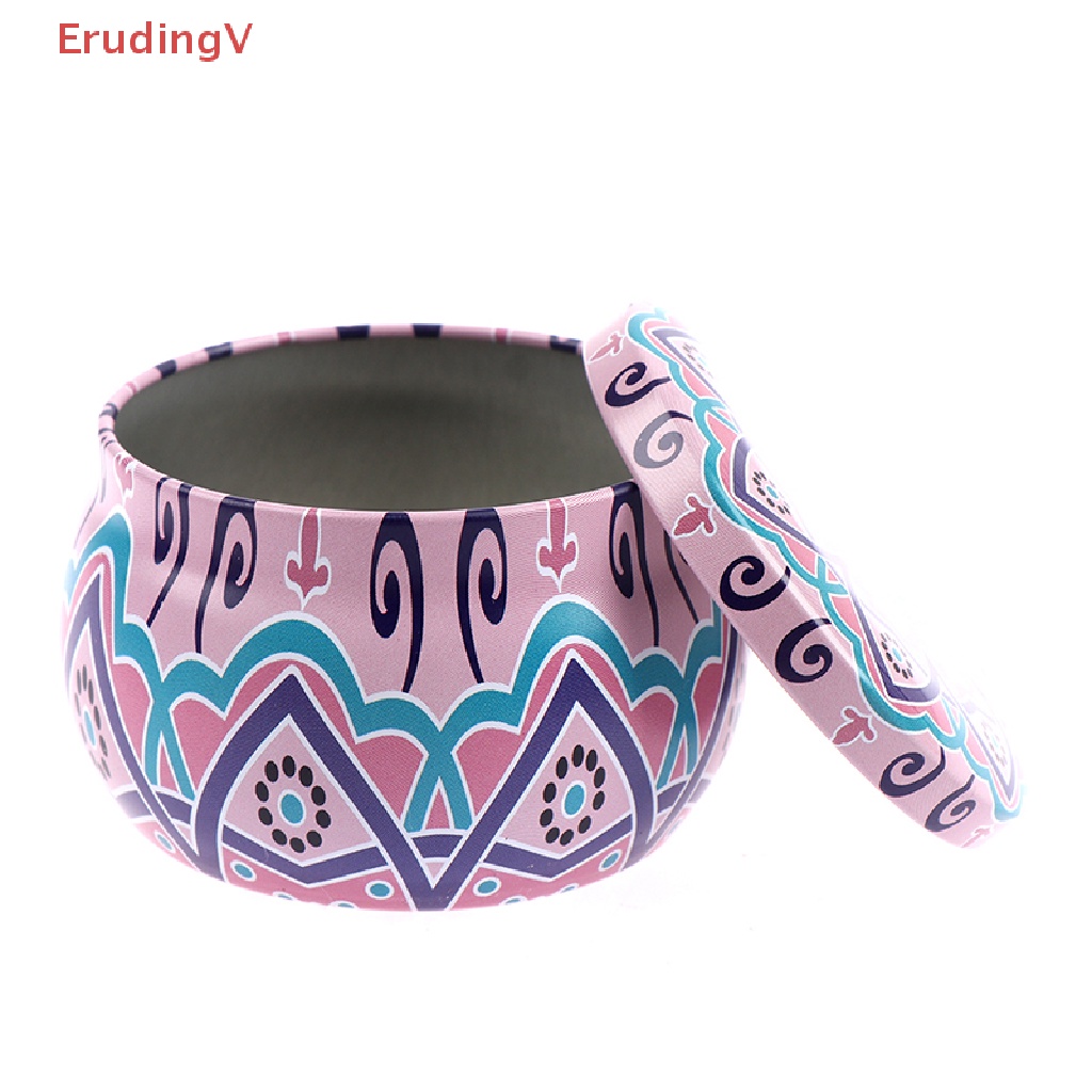 Hộp Thiếc Đựng Bánh Quy / Kẹo / Trang Sức Hình Trống Độc Đáo Tiện Dụng