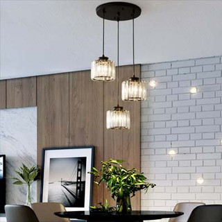 Đèn thả bàn ăn chùm pha lê TH8055 ( Tặng kèm bóng led)