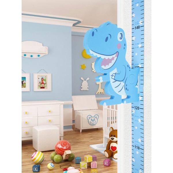 Thước Đo Chiều Cao Từ Tính Gắn Tường Hình Hoạt Hình 65cm-185cm Dành Cho Bé Trai Và Bé Gái