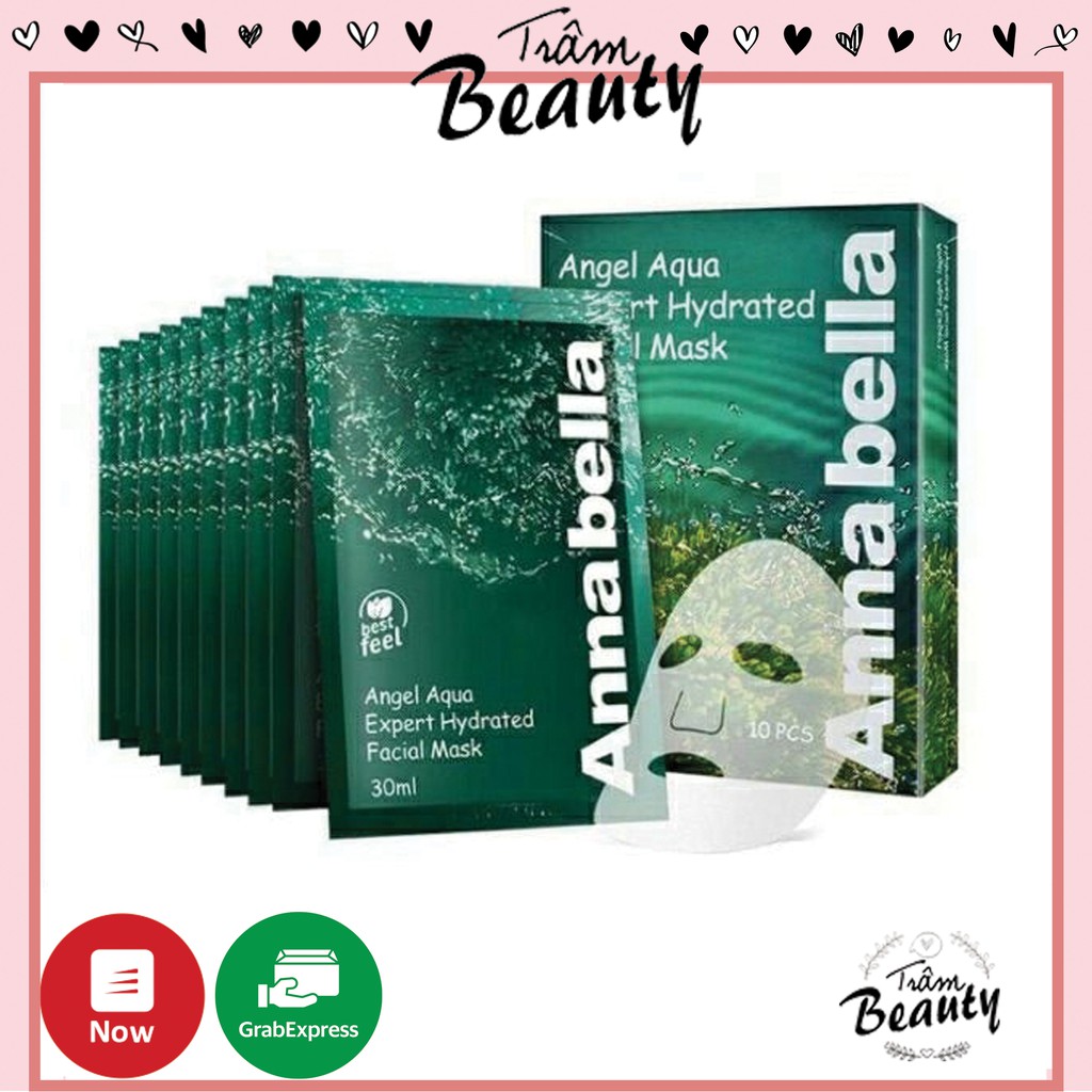 Mask tảo biển - Mặt nạ tảo biển Annabella Angel Aqua Expert Hydrated Facial Mask 30ml - Hàng Thái