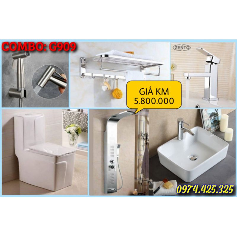 Combo nhà vệ sinh G909