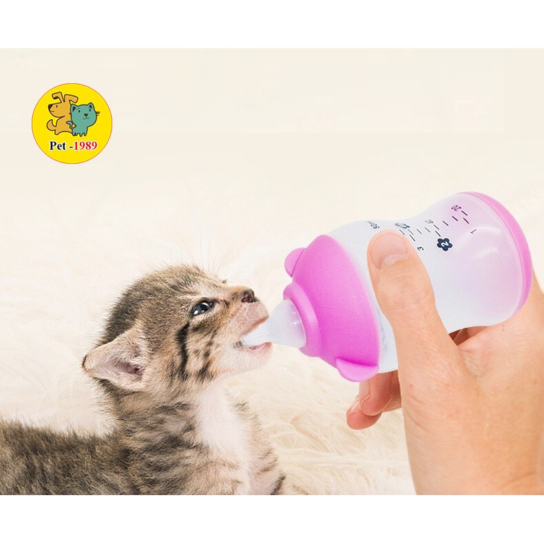 Bình Ti Bình Sữa Chó Mèo Sơ Sinh 60ml – 150ml Pet-1989