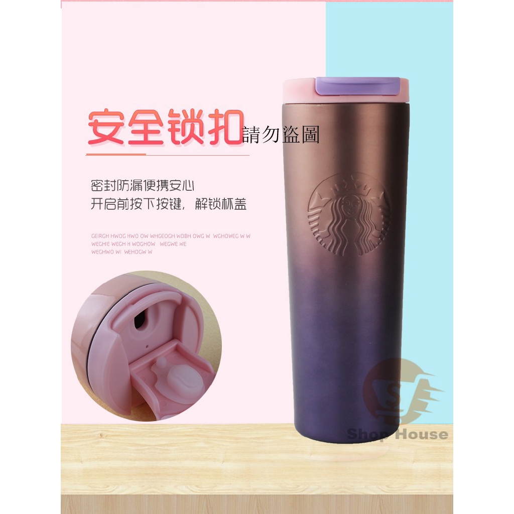 Bình Giữ Nhiệt Starbucks Bằng Thép Không Gỉ 304 Cao Cấp