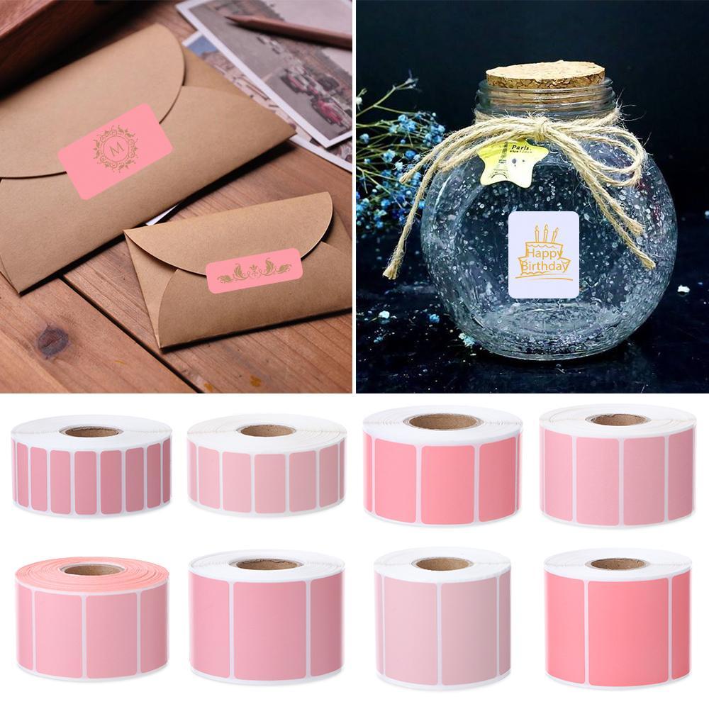 LAKAMIER Nhãn Dán Nhiệt Trực Tiếp Hình Tròn Nhiều Màu Sắc Tự Dính Dùng Thiết Kế Logo DIY