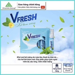 Xịt thơm miệng vfresh hương bạc hà thơm mát