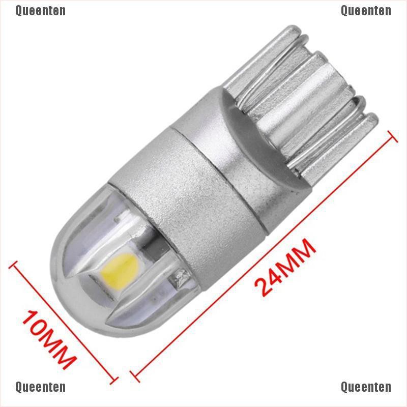 Set 10 bóng đèn led chiếu sáng bên trong năng lượng cao T10 3030 2SMD W5W 194 168 6W