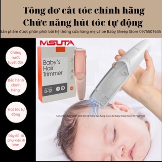 Tông Đơ Cắt Tóc Cho Bé Hút Tóc Tự Động Misuta Baby Hair Trimmer