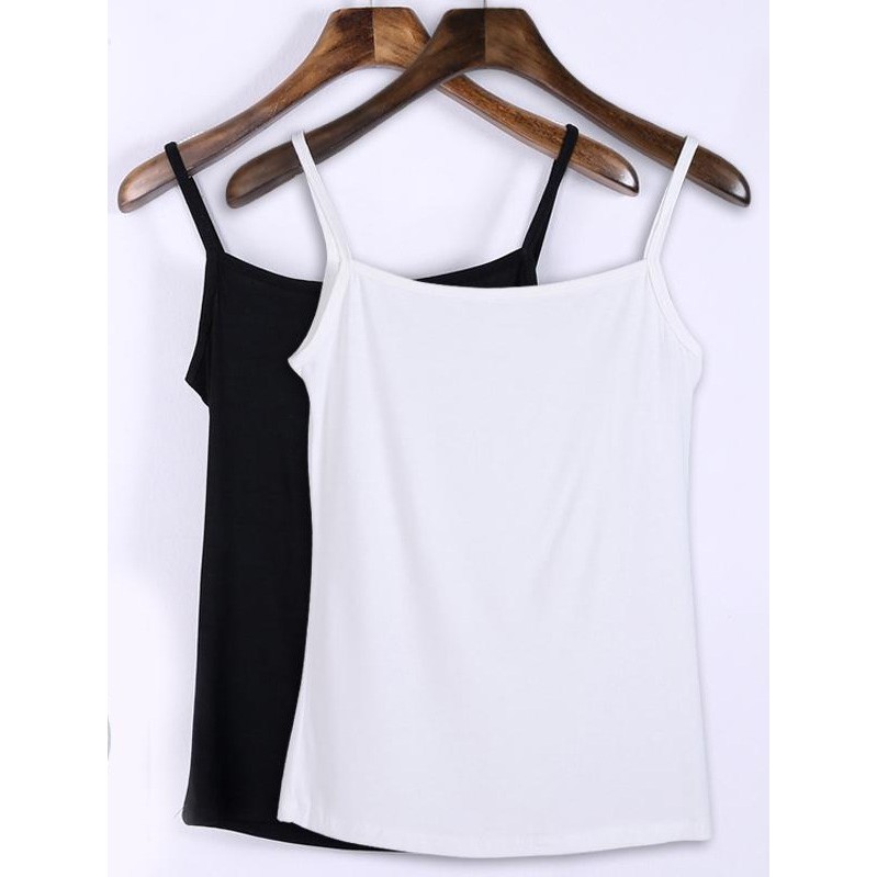 Áo 2 dây basic chất cotton co giãn mềm mịn BIGSIZE
