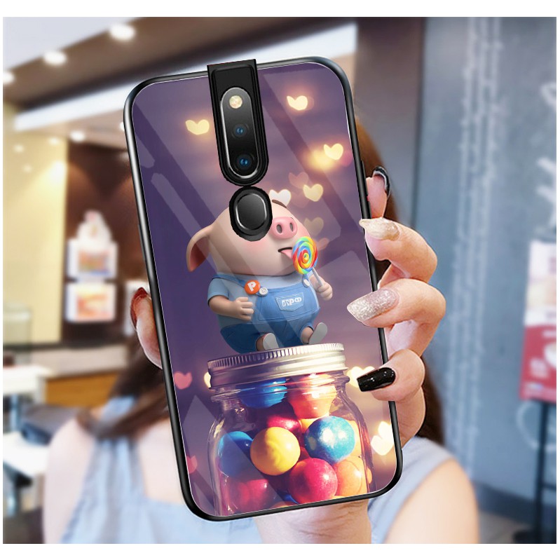 Ốp Lưng OPPO F11 PRO mặt kính cường lực cao cấp