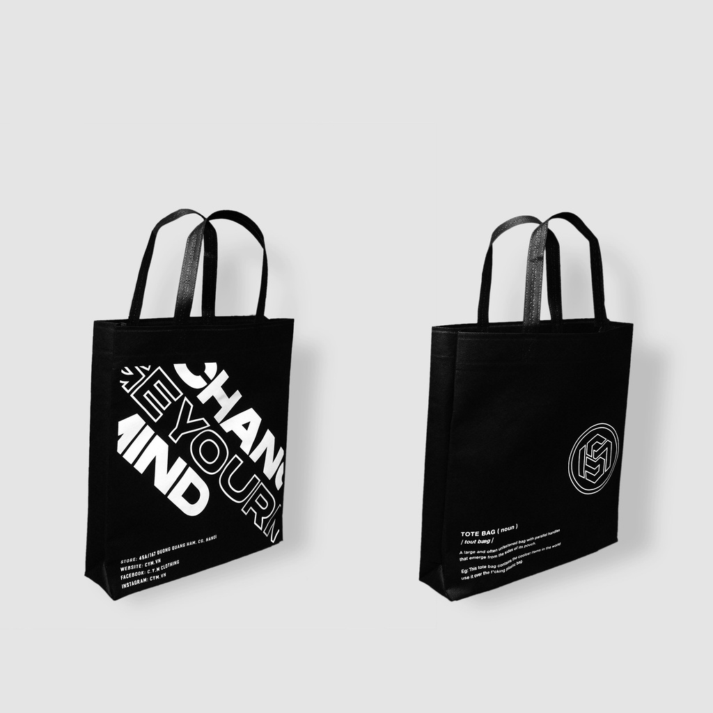 TOTE BAG CHANGE YOUR MIND (FREE CHO ĐƠN HÀNG BẤT KÌ TẠI SHOP)