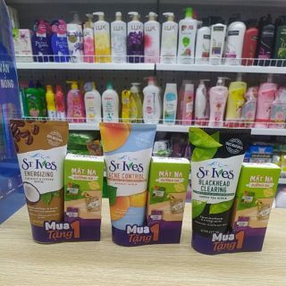 Sữa rửa mặt và tẩy tế bào chết ST.IVES