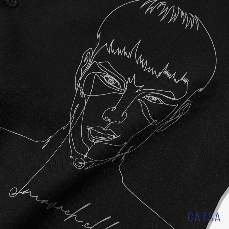 Áo sơ mi tay ngắn Cuban Tôi in cao cấp chất liệu Lụa Mango mềm mại cao cấp, thoáng mát CATSA ASN187 - 88 - 89