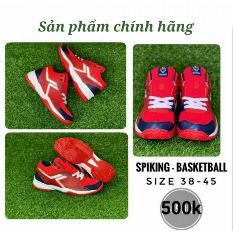 Giày bóng chuyền cầu lông nam nữ Spiking thương hiệu Việt chính hãng