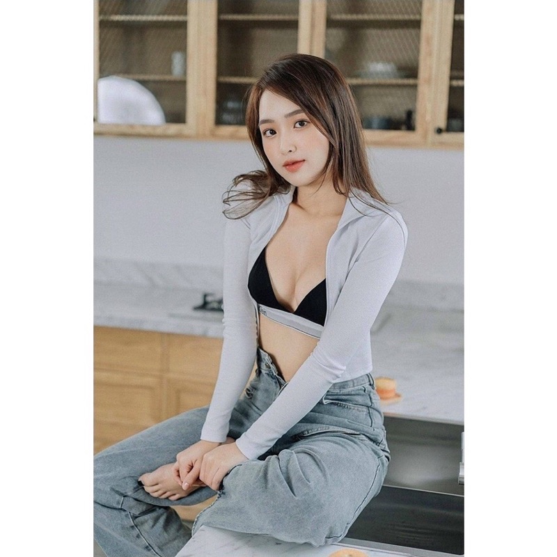 LOẠI 1 CAO CẤP] Set bộ Calvin Klein cotton CÀI KHUY có khe nhét mút  - HÀNG CHUẨN CAO CẤP