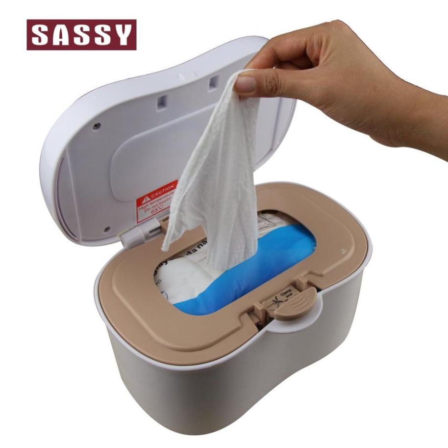 FREE SHIP !!! Máy giữ ấm khăn ướt điều chỉnh nhiệt độ Sassy - Hàng chính hãng - Bảo hành 12 tháng