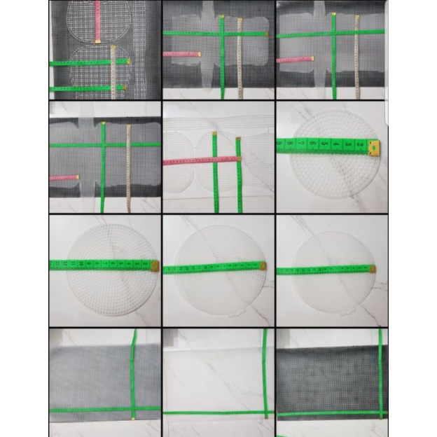 Canvas lót túi ví, lỗ tròn, lỗ vuông, cắt sẵn