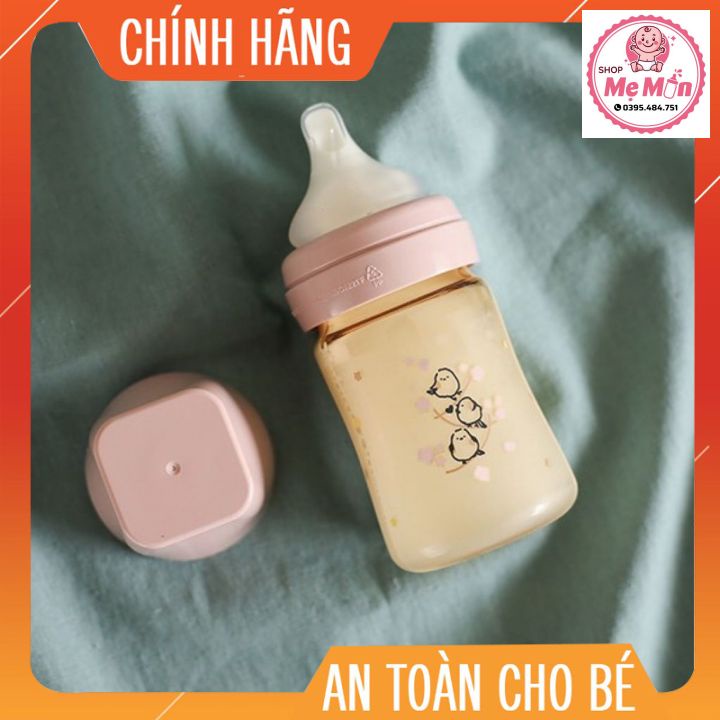 Bình sữa Bebepick Hàn Quốc Chim Vàng, chim Hồng 150ml/ 250ml