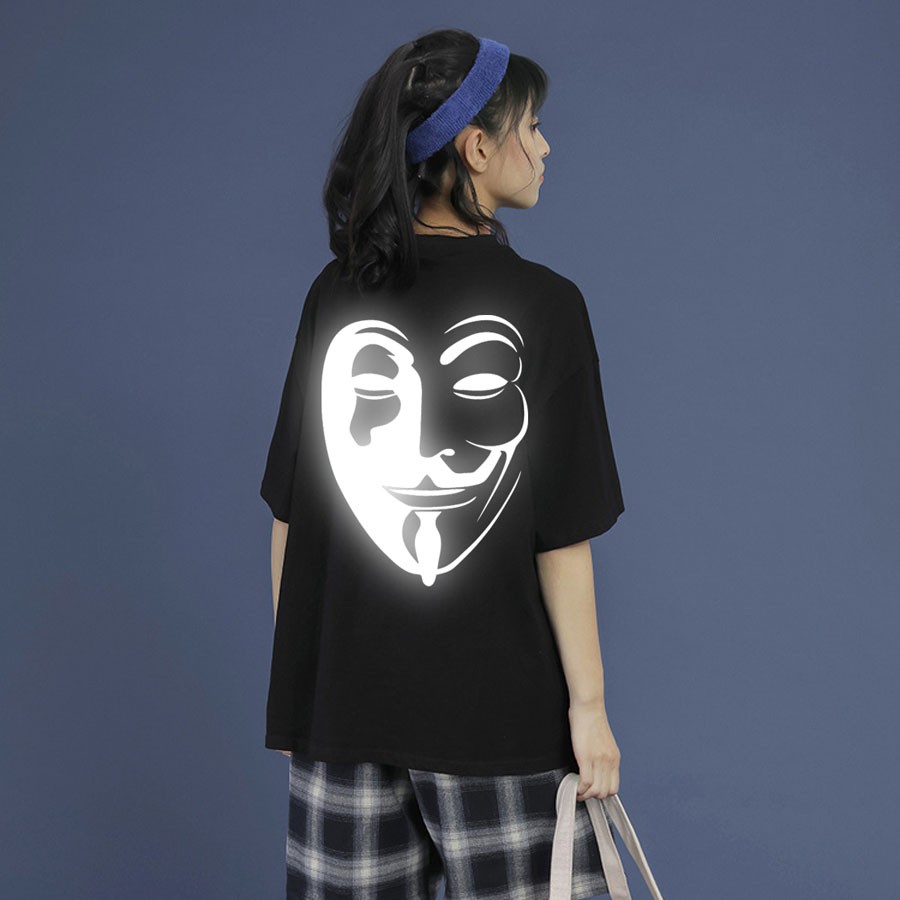 ÁO THUN PHẢN QUANG TAY LỠ NAM NỮ HACKER