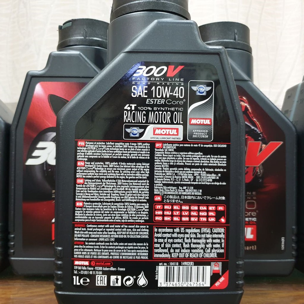 NHỚT MOTUL 300V Factory Line 10W40