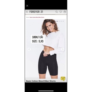 Quần legging đùi f21 -