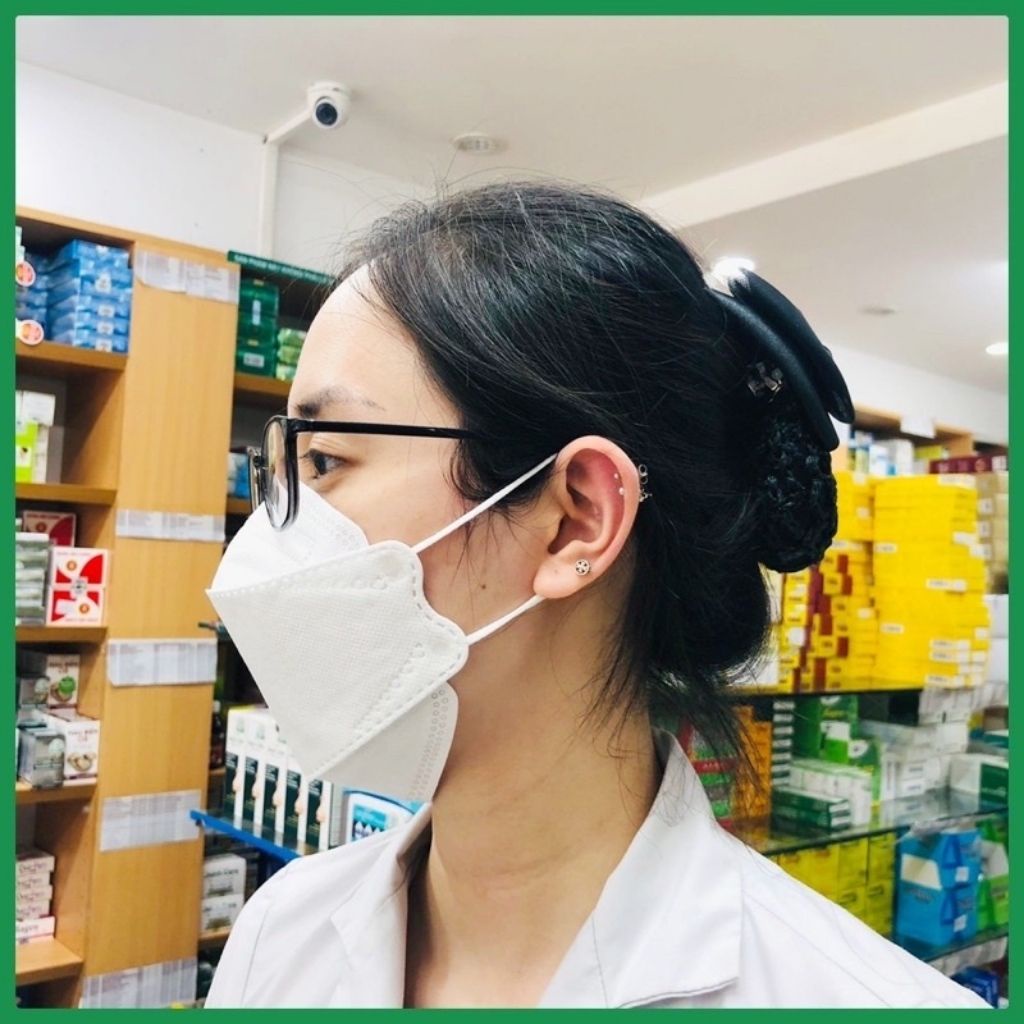 Khẩu trang 3D KF94 Hàn Quốc chống bụi mịn và kháng khuẩn hàng cao cấp hàn quốc an toàn đạt tiêu chuẩn ôm sát mặt