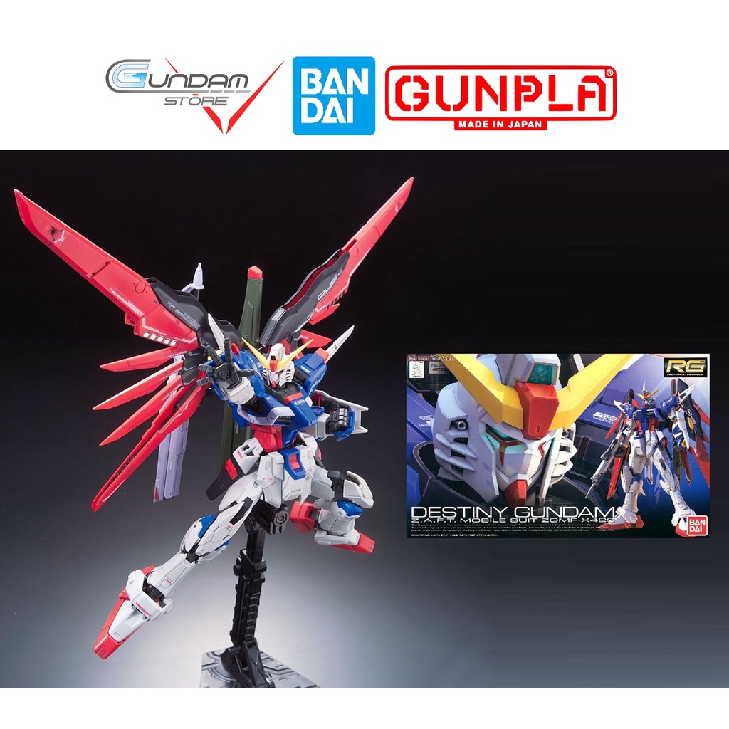 Mô Hình Gundam RG Destiny ZGMF-X42S Seed Destiny 1/144 Real Grade Bandai Đồ Chơi Lắp Ráp Anime Nhật