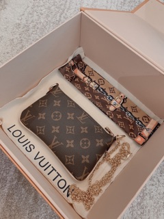 Túi xách lv mini fullbox kèm khăn lụa