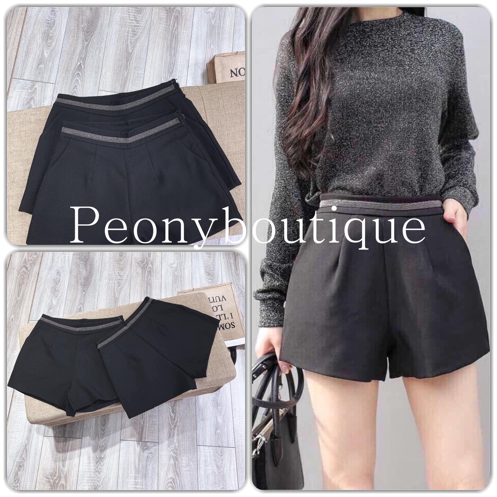 [Mã FAMAYWA giảm 10K đơn 50K] 🌸 Quần sooc đùi nữ viền đá ống rộng SIÊU ĐẸP ?