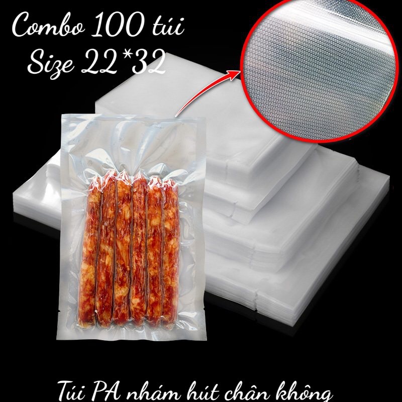 Túi PA Nhám, Túi PA hút chân không bảo quản thực phẩm