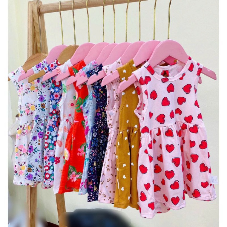 VÁY BA LỖ BABYDOLL CHO BÉ YÊU 7-17KG | VIDEO THẬT | SHOP BEECOW