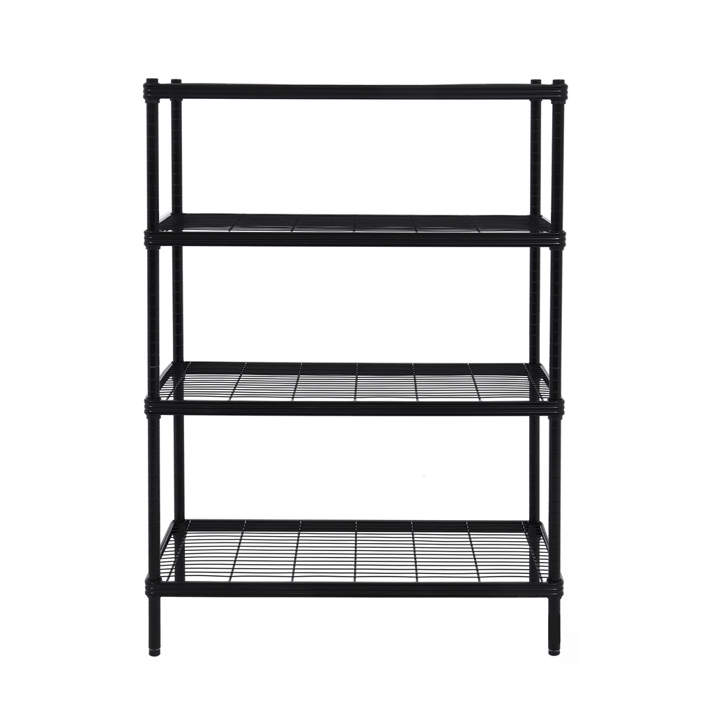 HomeBase FURDINI Kệ 4 tầng bằng thép ACCO W90xH120xD45m màu đen