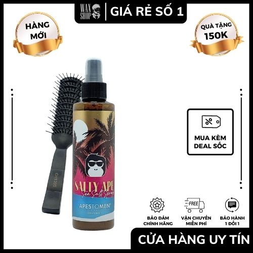 Xịt Tạo Phồng Tóc Nam Apestomen Sea Salt Spay ⚡ Chính Hãng ⚡ Salty Ape  Bảo Vệ Tóc - Tạo Nếp Nhẹ - Bóng Tự Nhiên WaxShop