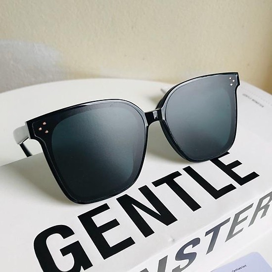 Kính râm thời trang - Gọng kính râm thời trang Her Unisex nhựa Acetate cao cấp - H1 - Màu đen