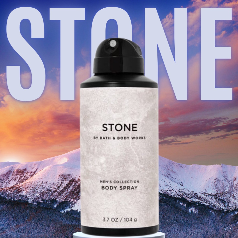 Xịt Thơm Toàn Thân Body Spray Cho Nam Bath&Body Works Stone Nam Tính Mạnh Mẽ 104g