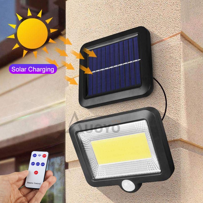 Đèn Led Năng Lượng Mặt Trời Cảm Biên Hồng Ngoại Tự Động Bật Tắt - Công Nghệ Chống Nươc Tuyệt Đôi - Lắp Đặt Dễ Dàng