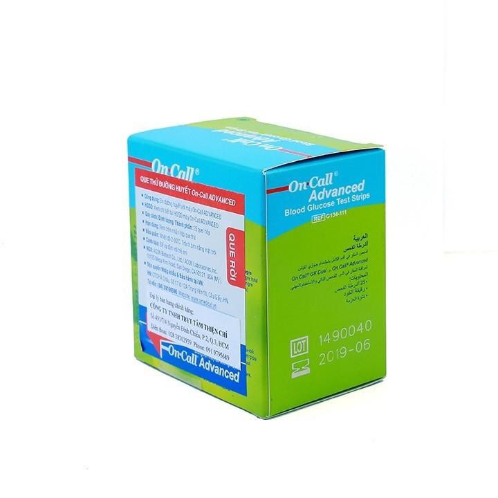 Que Thử Đường Huyết On Call Advanced