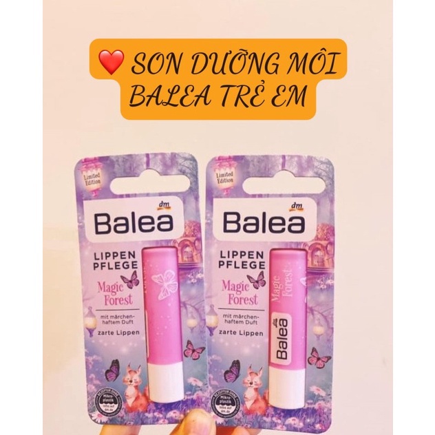 Son Dưỡng Môi Bé Balea Lippen Pflege Magic Forest cho bé của Đức